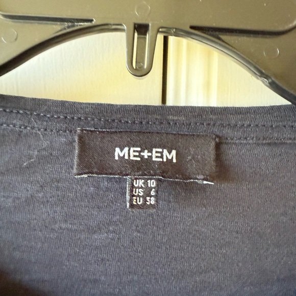 ME+EM Ruffle Long Sleeve Top Size US 6 - Picture 2 of 5